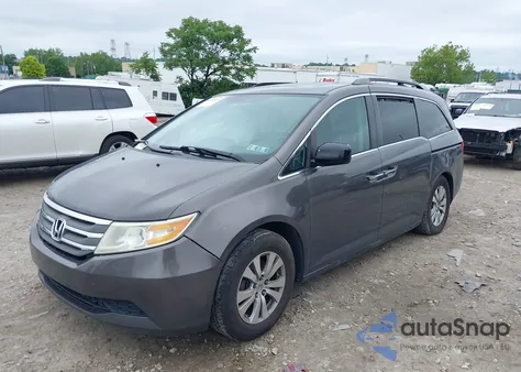 2013 Honda Odyssey Ex-L from USA, damaged, VIN 5FNRL5H62DB033125